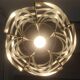 Vintage suspension Max Sauze in brushed aluminium.