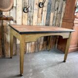 Large patinated desk