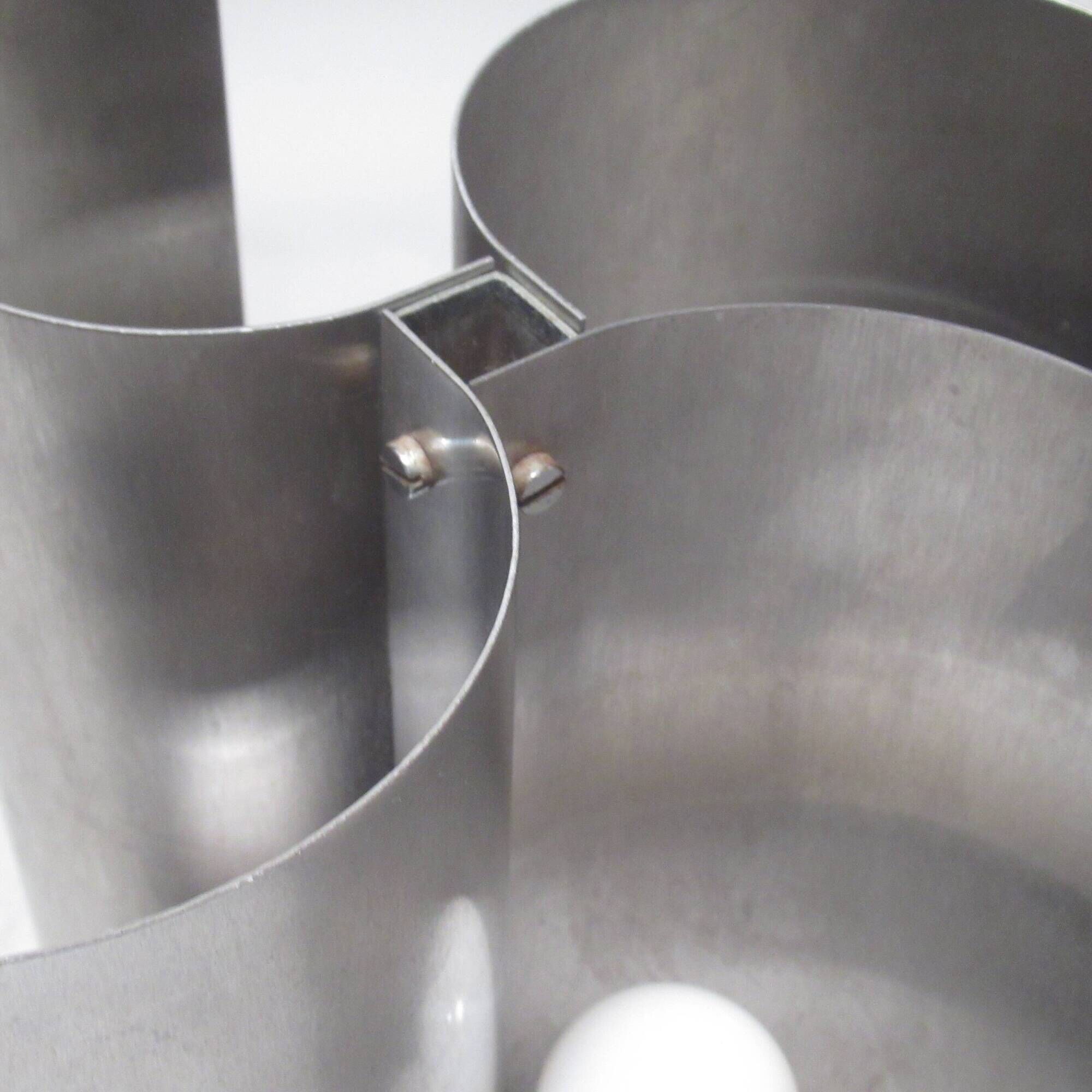 Steel turbine lamp circa 1970