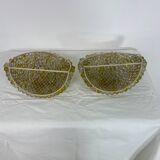 Paire d’appliques murales vintage – Années 70