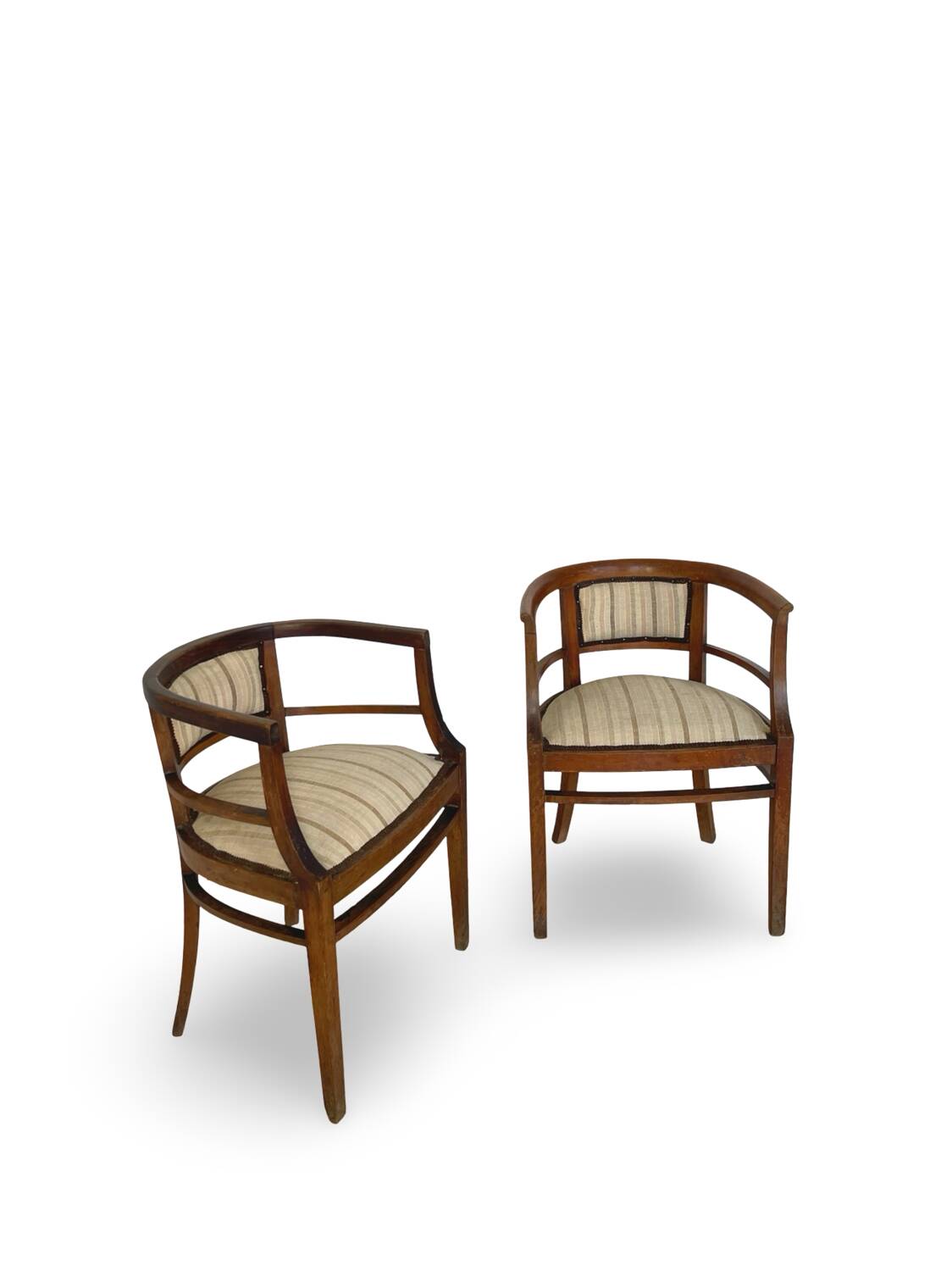 Italian side armchairs, 1920s/1930s