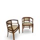 Italian side armchairs, 1920s/1930s