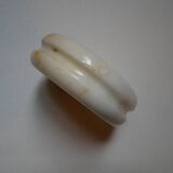 Vintage mineral stone ashtray, handcrafted country decoration