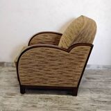 Art Deco reclining armchair with mf system Sint Étienne
