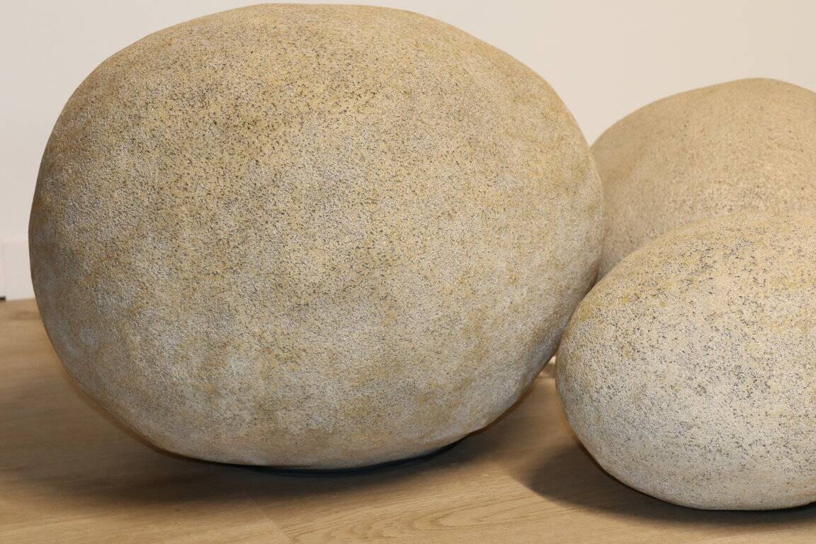 Set of 4 “Dora” model rock lamps by André Cazenave for Atelier A, 1960