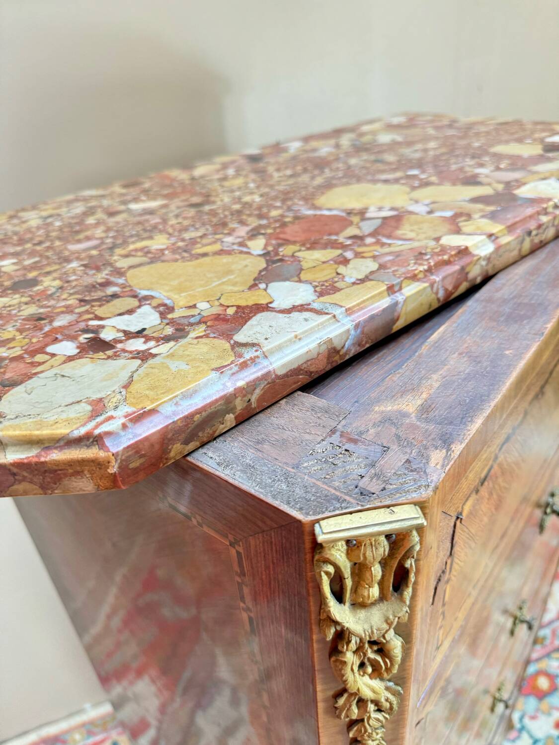 19th Century Transition Style Marquetry Weekly Planner