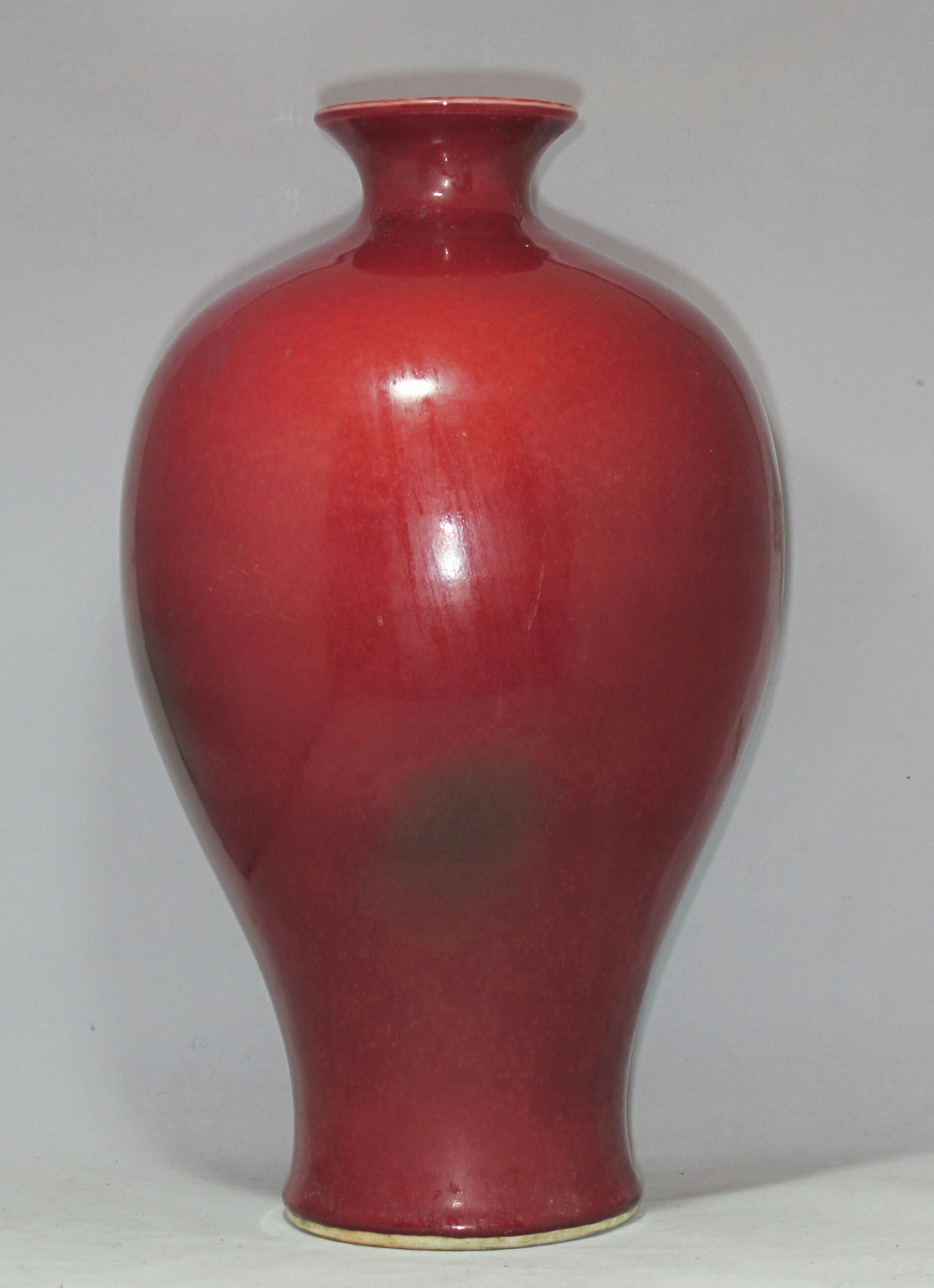 Large Chinese oxblood red vase China