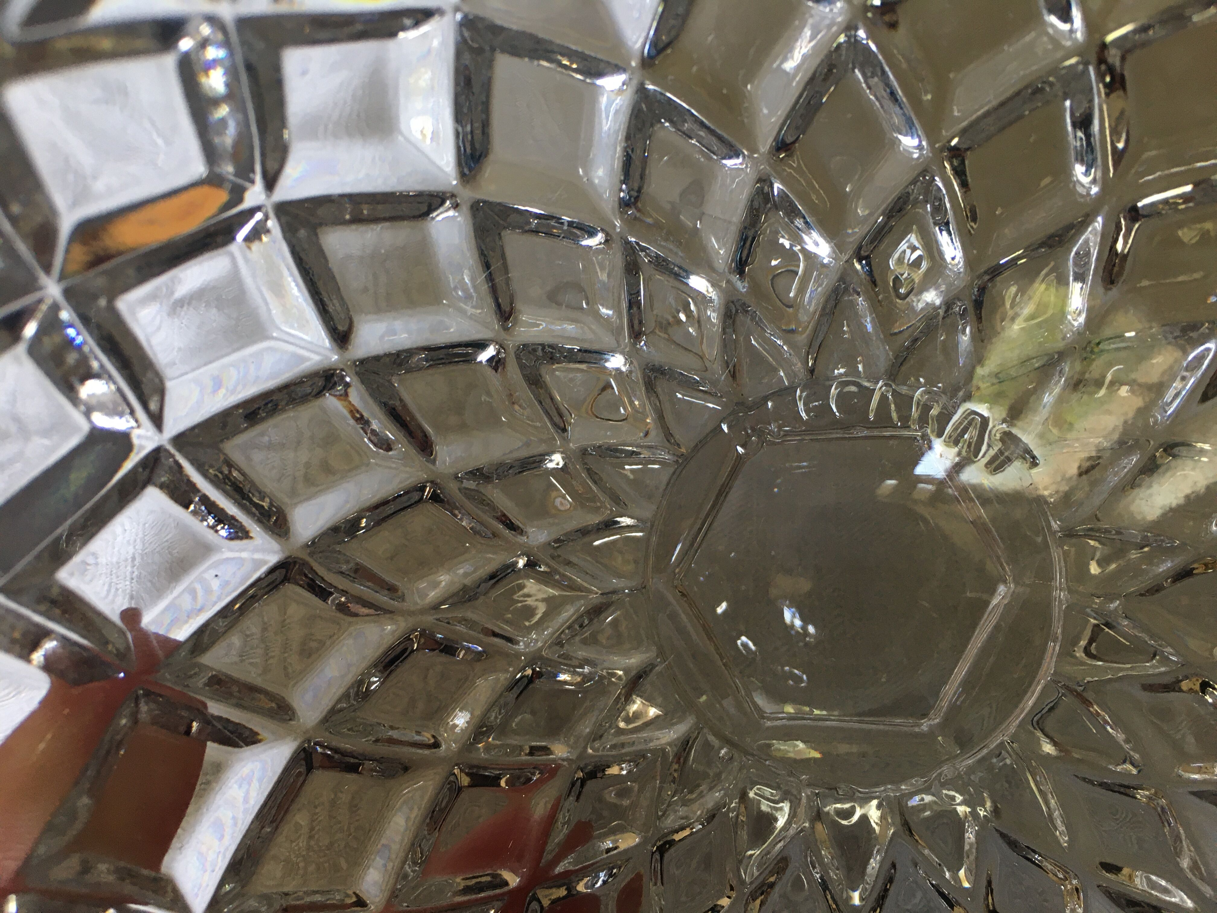 Baccarat cast crystal candy