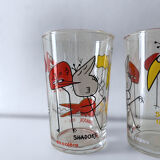 4 collector's glasses The Shadoks