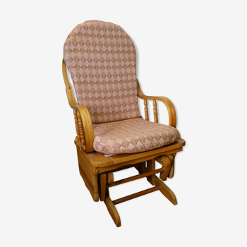 Mechanical Rocking Chair in Pine 1970s