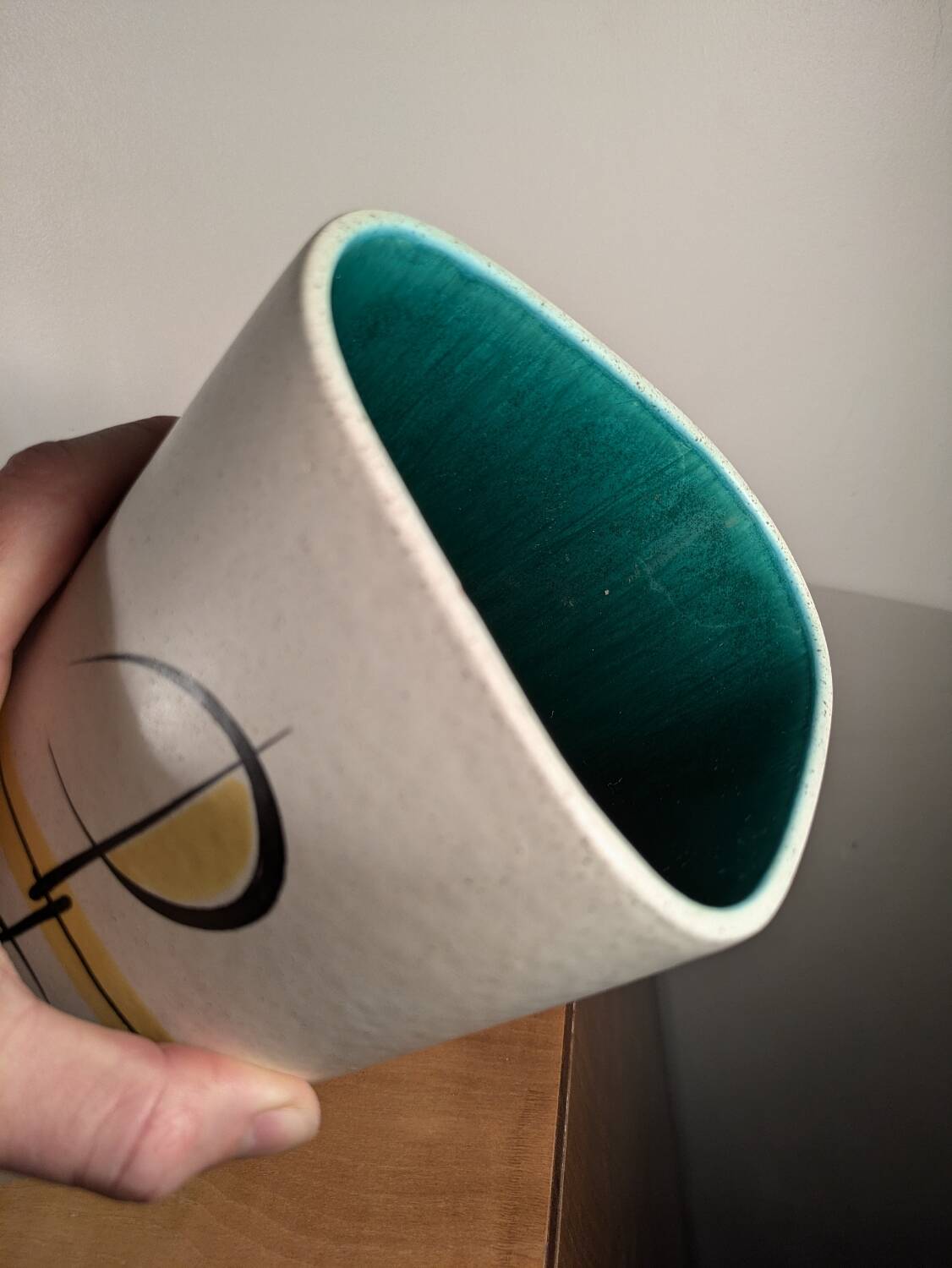 André Baud Modernist Ceramic Vase 1950