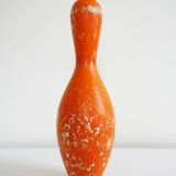 Pin bowling orange wood