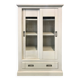 White oak display cabinet