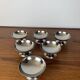 6 coupes à dessert en inox, 1970