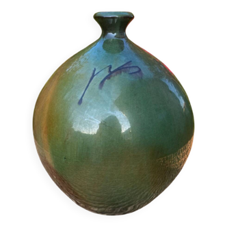 Vase boule signé planas marques