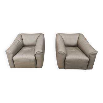Paire de fauteuils vintage D7 de Desede, années 1970