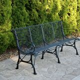Arras 4-seater bench - Black