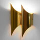 Double wall light "Gothic II" by Bent Karlby for Lyfa. Denmark 1960s