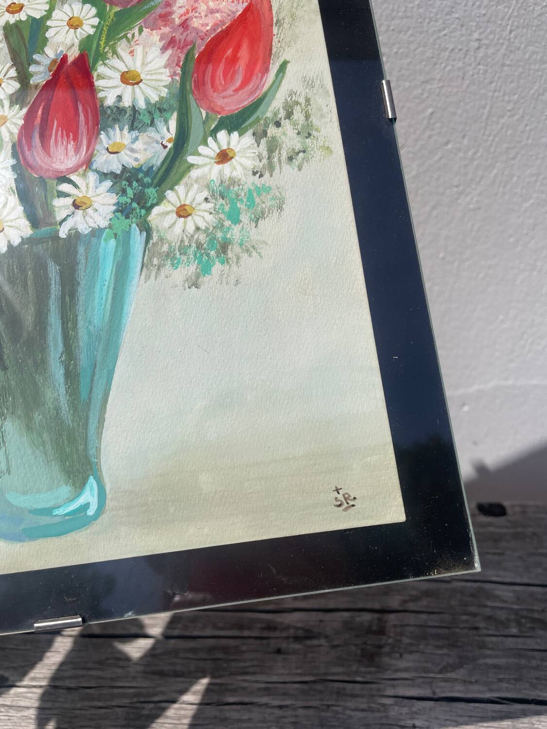 Flower bouquet painting