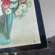 Flower bouquet painting