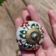 Retro door knobs in genuine sandstone