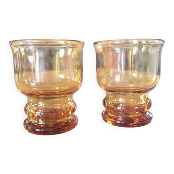2 Pernod SA water glasses