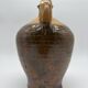 Yellow glazed terracotta pitcher, Spain, 19th century