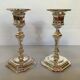 Pair of candlesticks silver metal W Germany