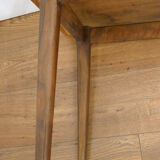 Mid-century grid coffee table, in wood & marquetry