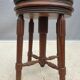 Pleyel piano stool from 1853 round leather seat