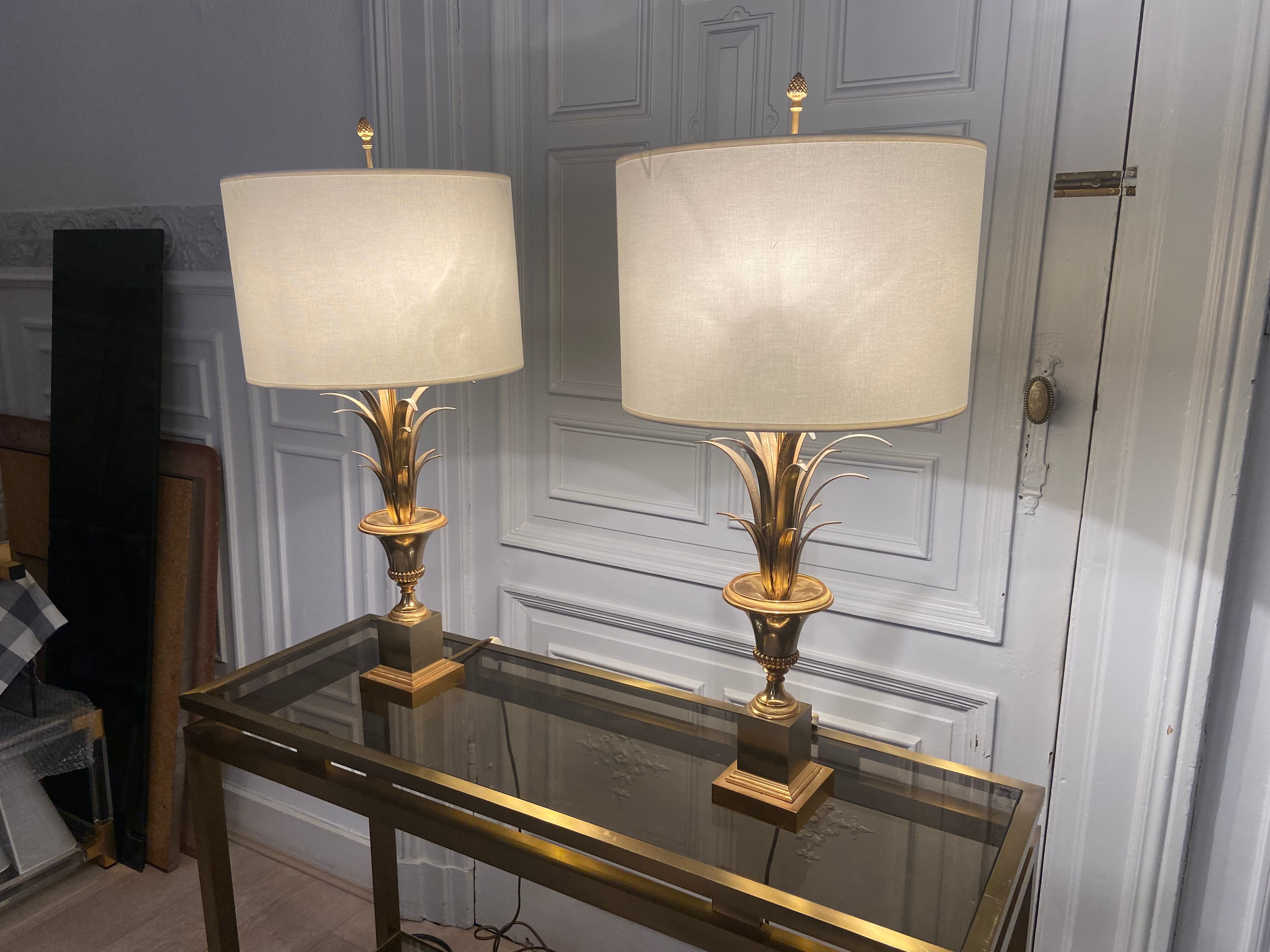 Pair of lamps Épis by Boulanger, Belgium, 1970s