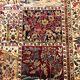 Tapis en laine, décors cloisonnés d’oiseaux et de jardins, tissage mécanique. Etat neuf.