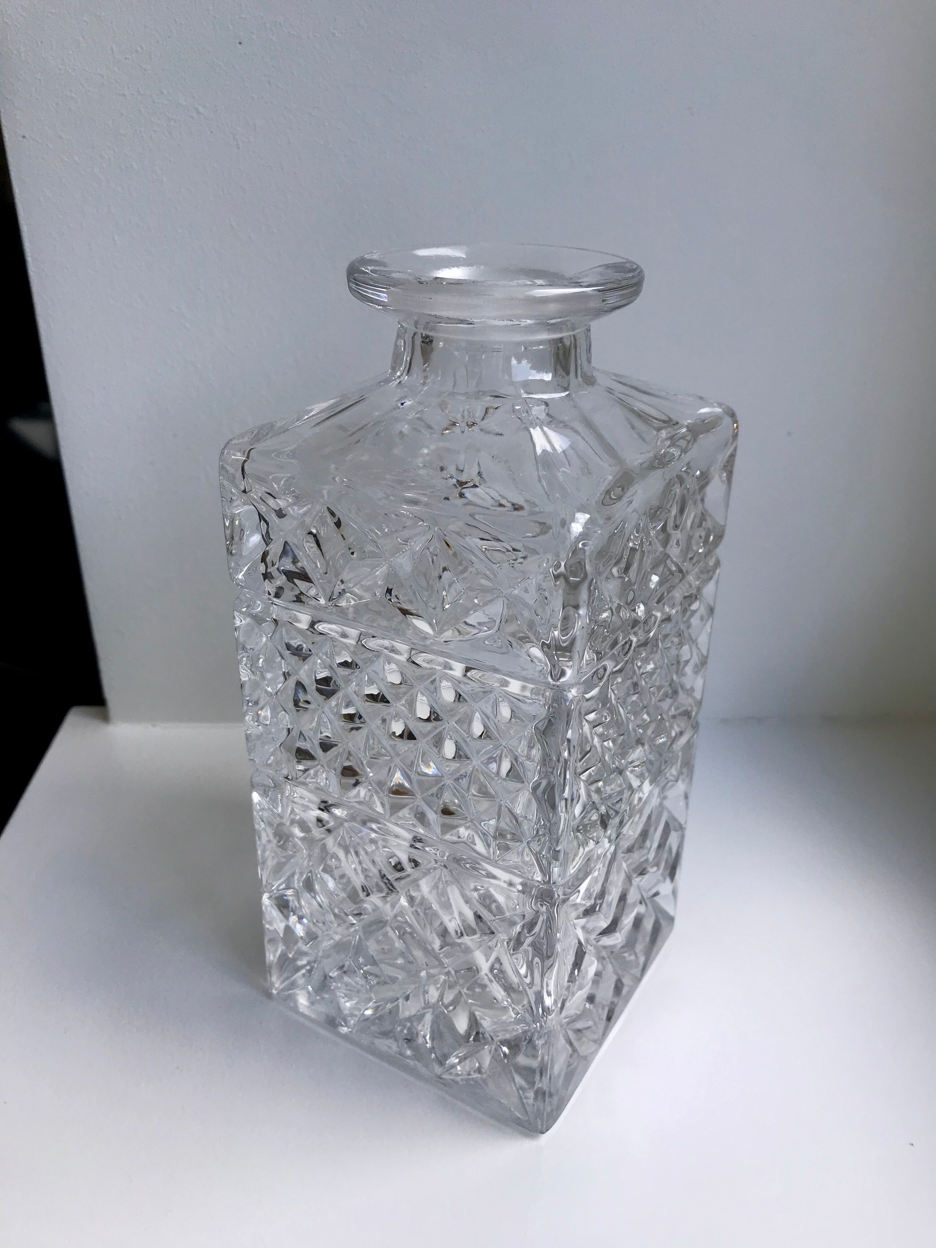 Crystal whisky decanter 60s-70s