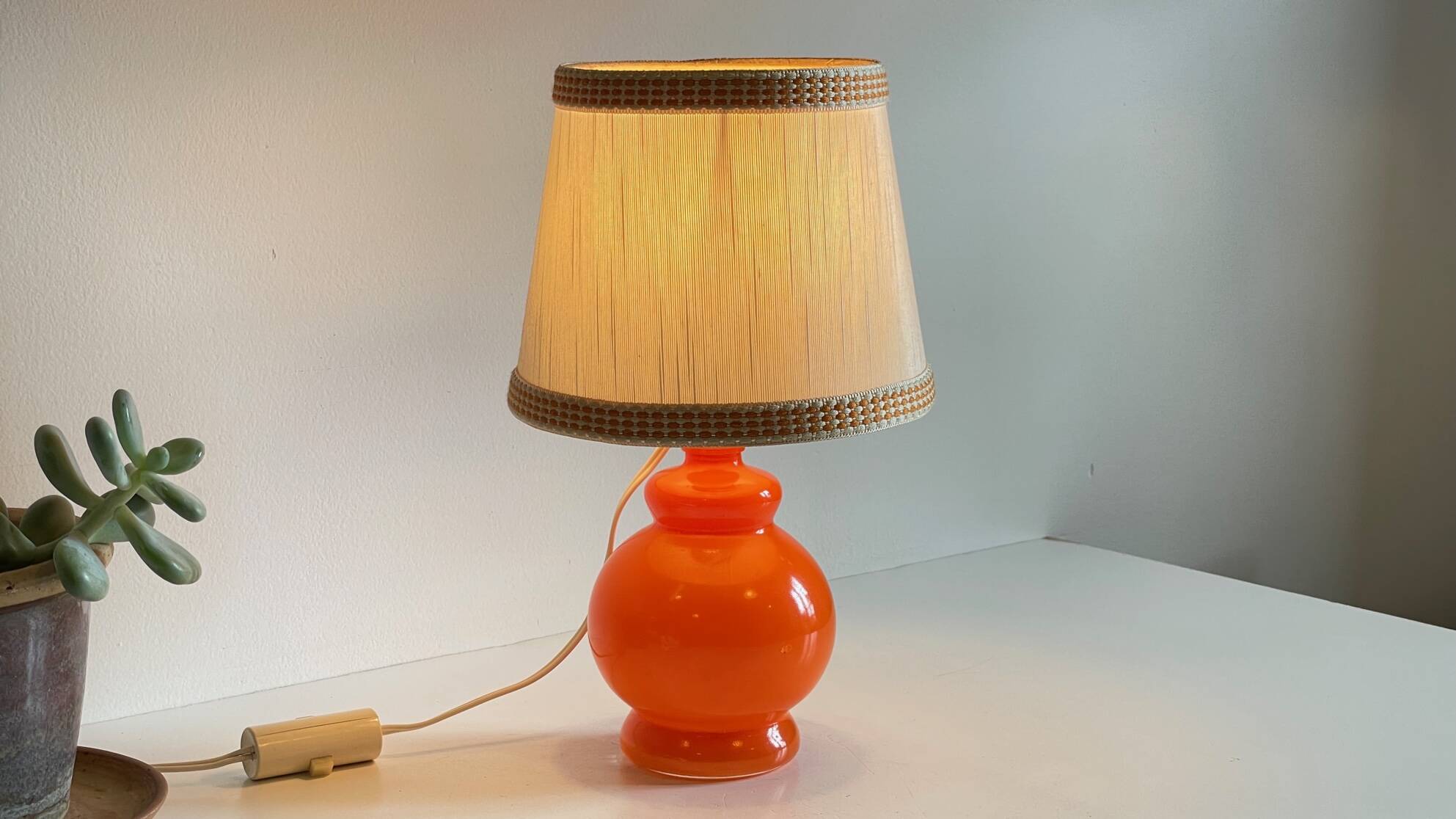 Pair of vintage lamps from the 70s