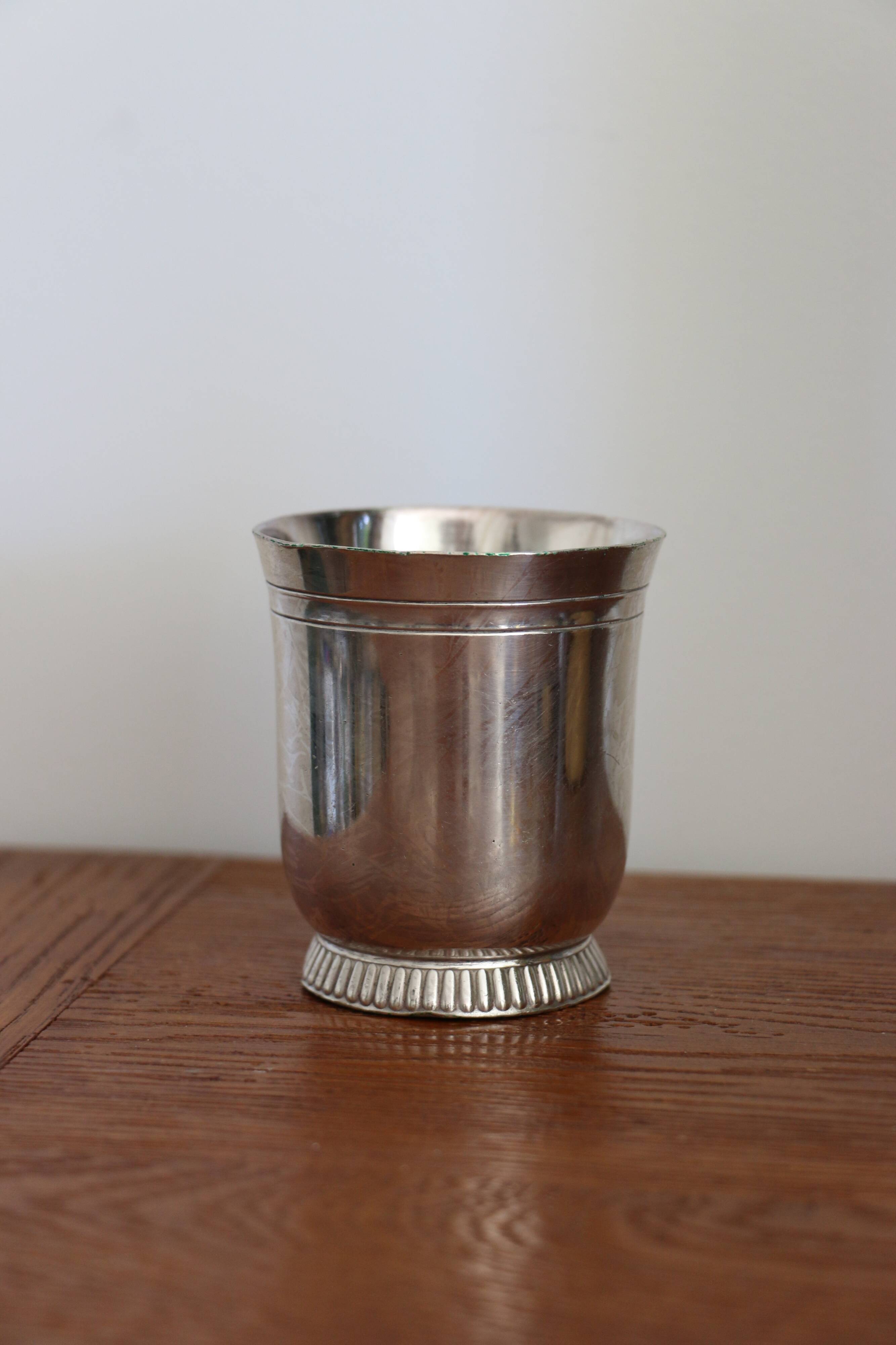 Baptismal timpani in sterling silver