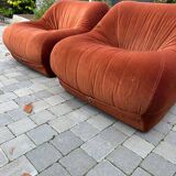 Pair of vintage 70's armchairs