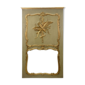 Louis XV era 1900 gilded laquered wood trumeau