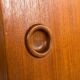 Scandinavian free standing teak wall unit, Norway 1960s.