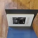 Postmodern wood and metal magazine rack by Habitat, 1990