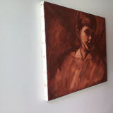 Canvas portrait land of his signed M.Bataillard