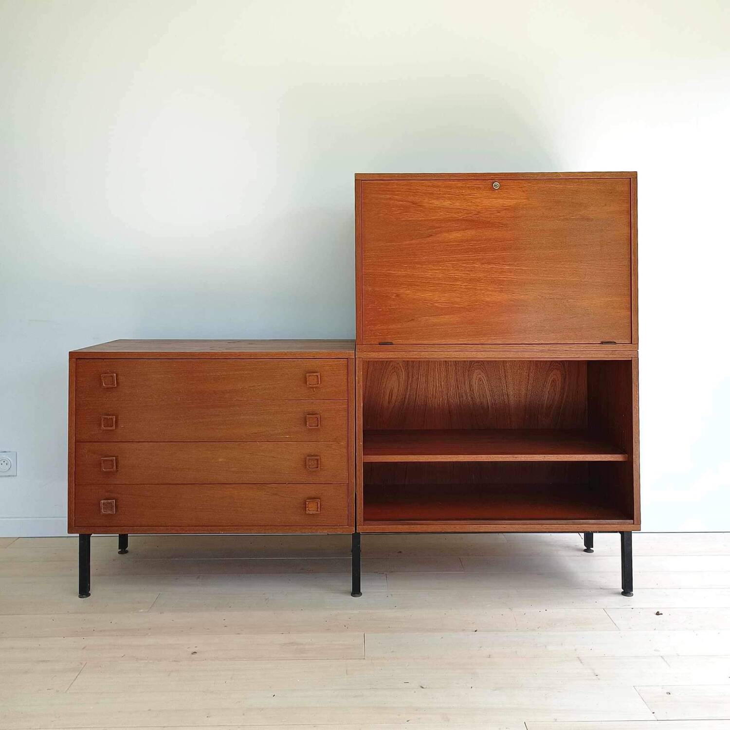 Secrétaire Buffet Étagères Scandinave