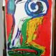 Affiche originale Bengt Lindström ARCO 86 Madrid  1986