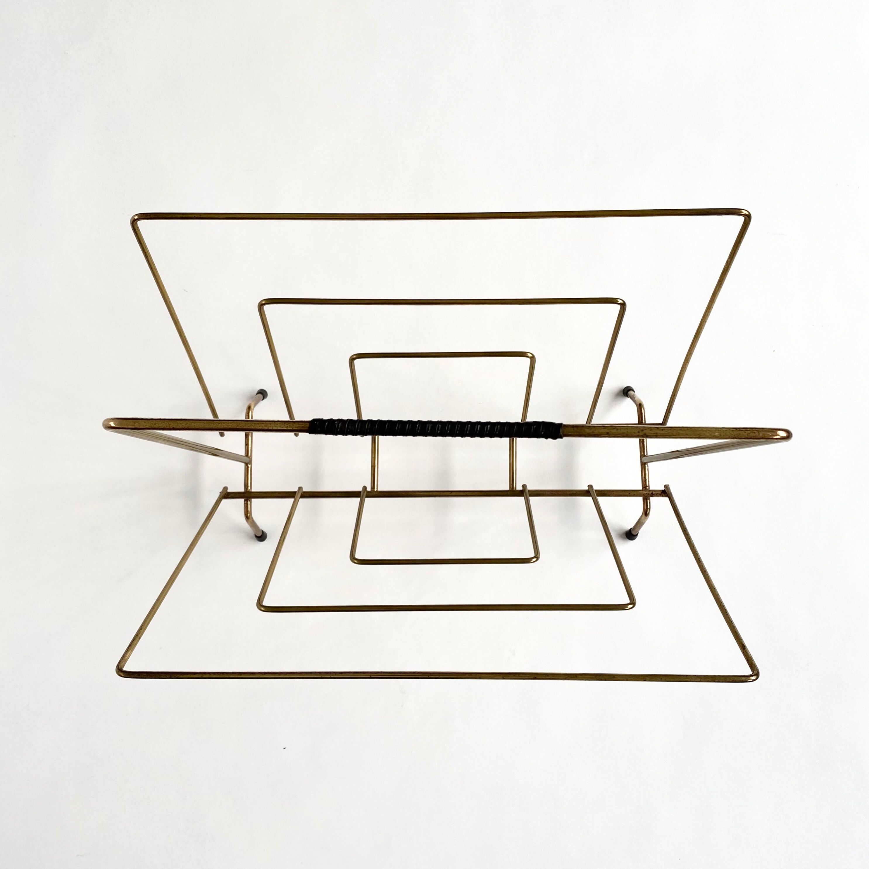 Brass magazine holder 60s.