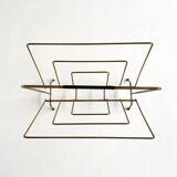 Brass magazine holder 60s.
