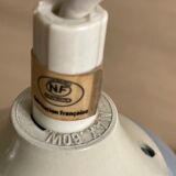Vintage white lamp with slight light gray gradient