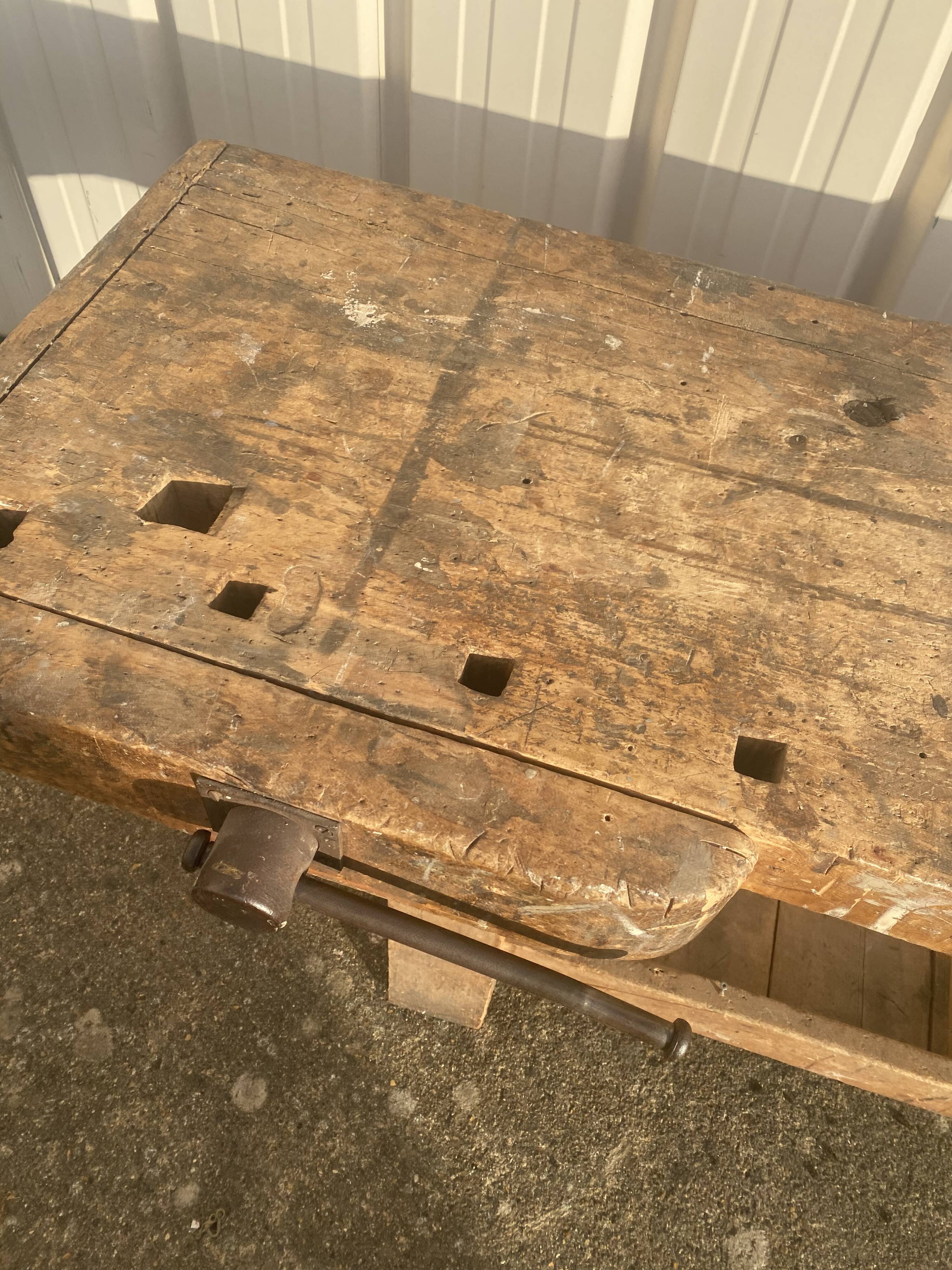 Double press carpenter workbench