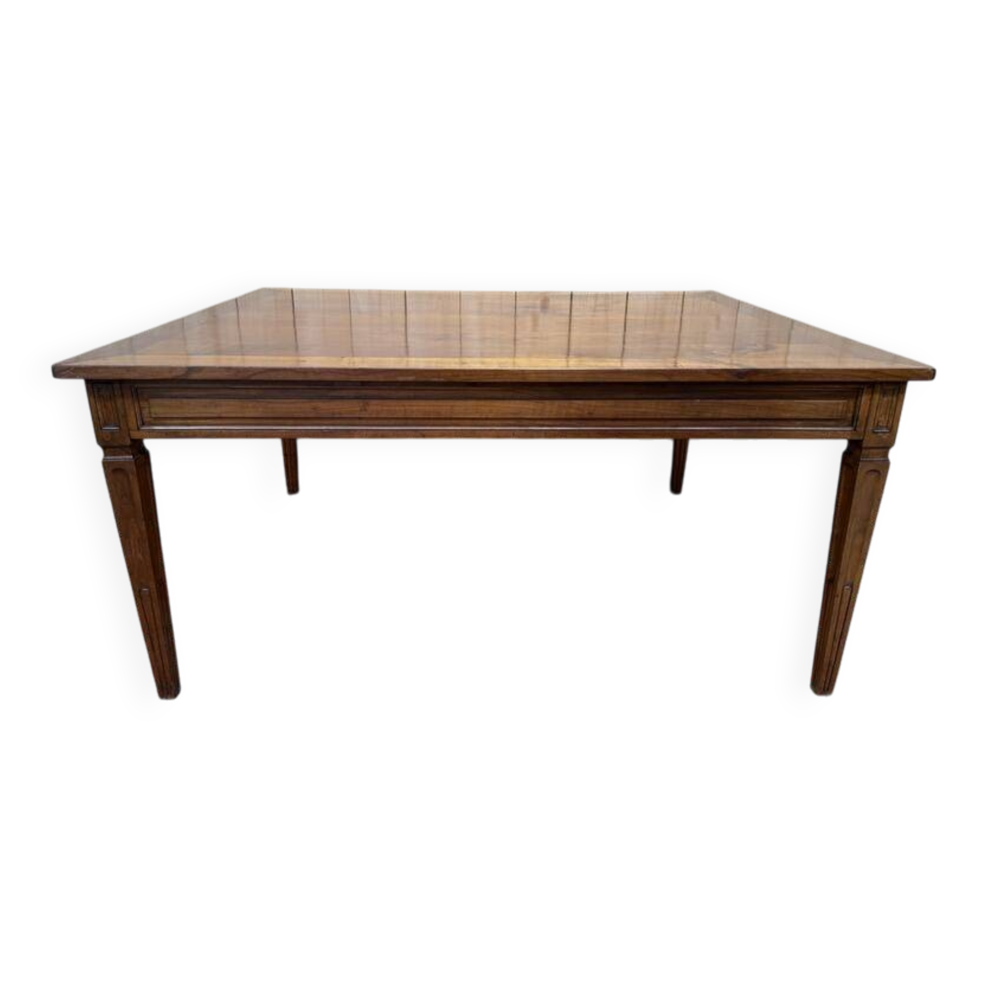 Table de salle à manger en merisier de style Louis XVI