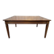 Table de salle à manger en merisier de style Louis XVI