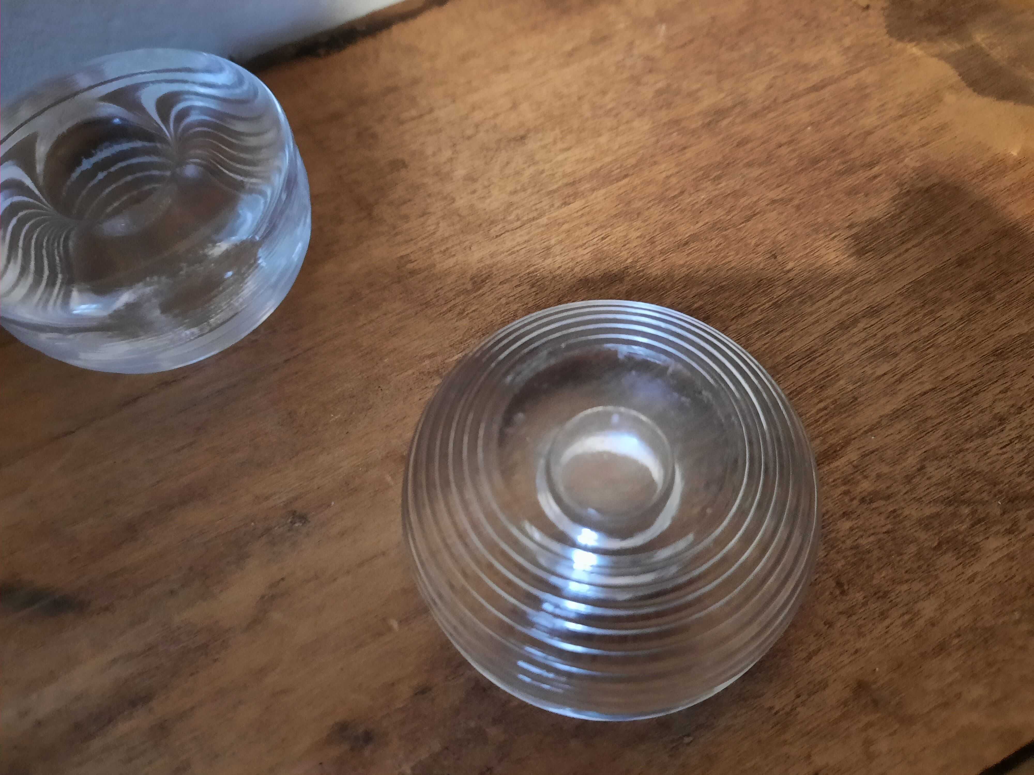 Pair of Scandinavian candle holders