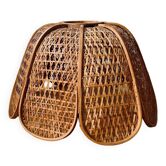 Vintage rattan pendant lamp
